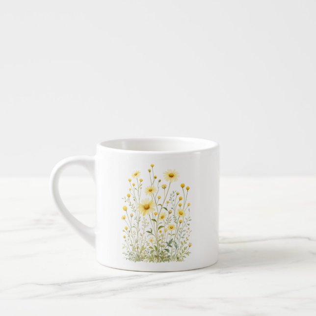 Xícara De Espresso Flores silvestres (Esquerda)