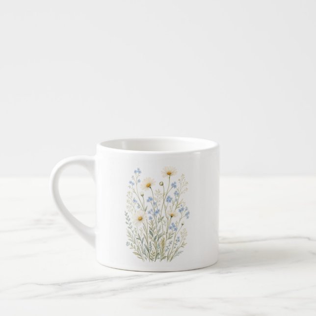 Xícara De Espresso Flores silvestres (Esquerda)