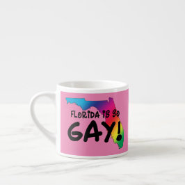 Xícara De Espresso Flórida é tão Gay