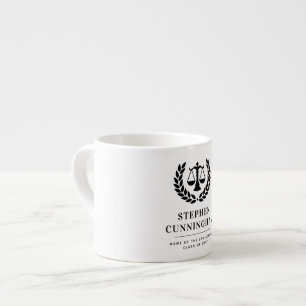 Xícara De Espresso Formatação Personalizada da Escola de Direito Mode