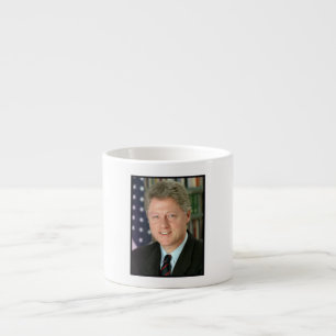 Xícara De Espresso Foto da Casa Branca do Presidente Bill Clinton
