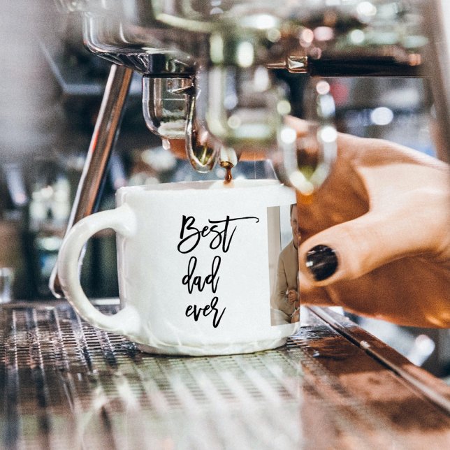 Xícara De Espresso Foto de Colagem de Beleza Melhor Pai Alguma Vez Of (Criador carregado)