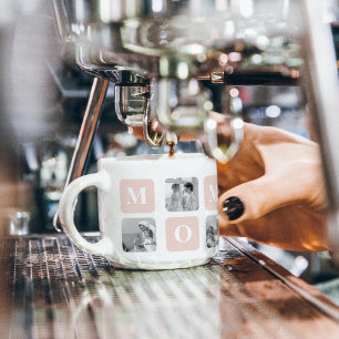 Xícara De Espresso Foto de Colagem de Tendy e Presente de Melhor Mamã