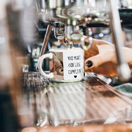 Xícara De Espresso Foto Moderna Dois | Você Faz Nossa Vida Completa