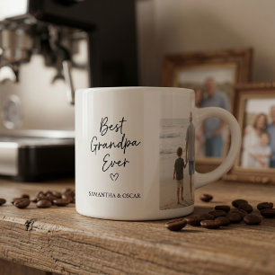 Xícara De Espresso Foto Personalizada do Melhor Avô de Todos