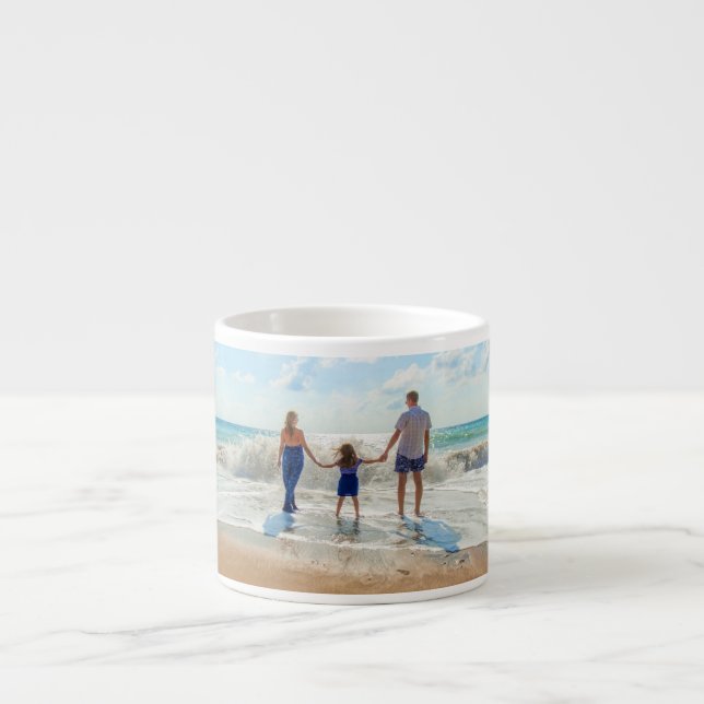 Xícara De Espresso Fotografia personalizada Espresso Taça de Fotos Fv (Frente)