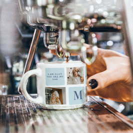 Xícara De Espresso Fotos de Colagem Moderna - Presente Azul dos Melho