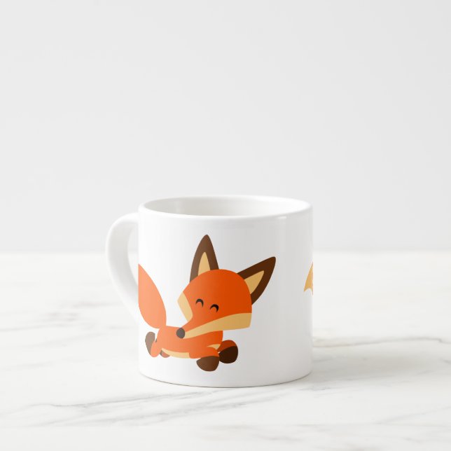 Xícara De Espresso Fox Espresso Mug. (Frente Esquerda)