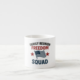 Xícara De Espresso Freedom Squad Family Reunion Shirt – USA Patriotic