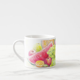 Xícara De Espresso Frutas felizes