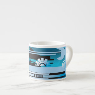 Xícara De Espresso Fundo de intervalo mínimo técnico 3