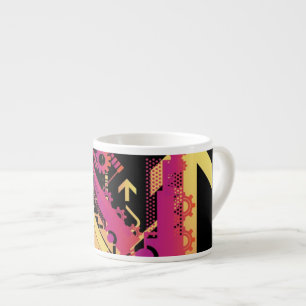 Xícara De Espresso Fundo de intervalo mínimo técnico 7