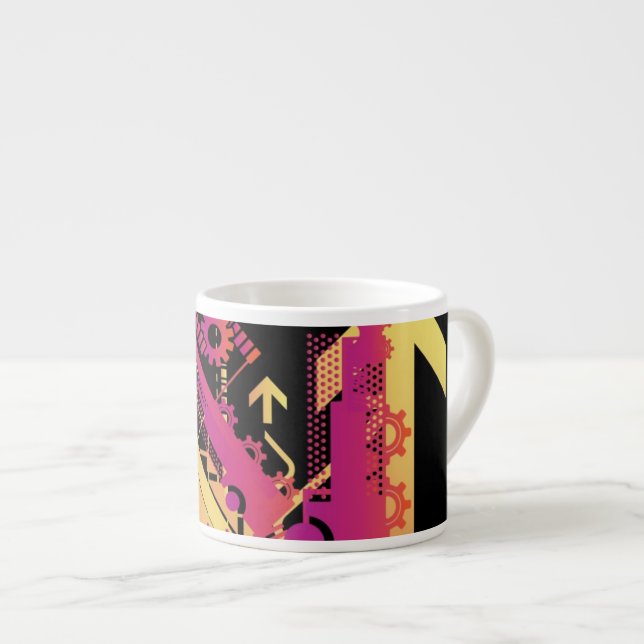 Xícara De Espresso Fundo de intervalo mínimo técnico 7 (Frente Esquerda)