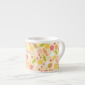 Xícara De Espresso Fundo do teste padrão do cozinhar do vegetariano
