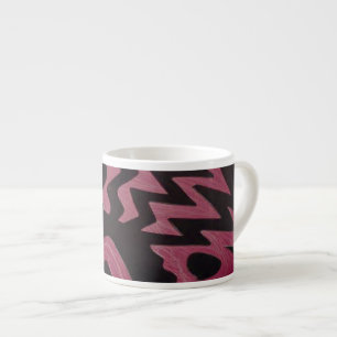Xícara De Espresso Funky Purple Zigzag Specialty Mug