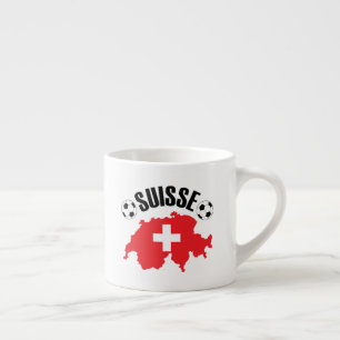 Xícara De Espresso Futebol de Suiça Suisse
