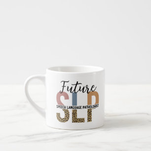 Xícara De Espresso Futuro Patologista de Discurso SLP Leopard