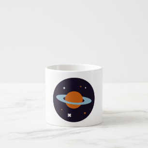 Xícara De Espresso Galáxia estrela do universo da órbita planetária