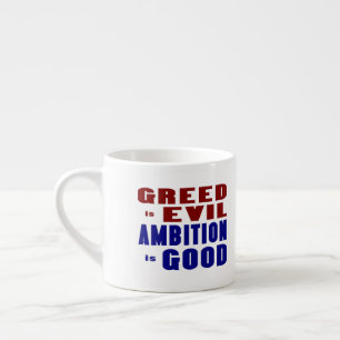 Xícara De Espresso Ganância e Ambição