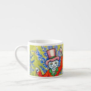 Xícara De Espresso Gatos Dançantes