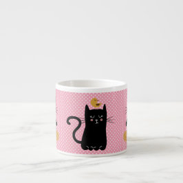 Xícara De Espresso Gatos Fofos