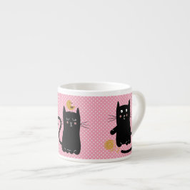 Xícara De Espresso Gatos Fofos