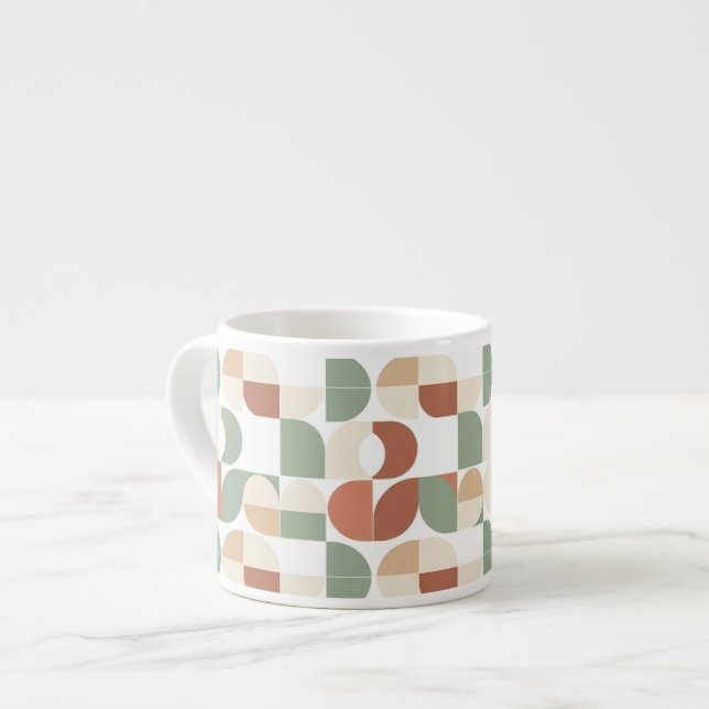 Xícara De Espresso Geométrico  (Frente Esquerda)