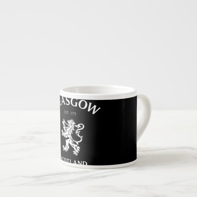 XÍCARA DE ESPRESSO GLASGOW, ESCÓCIA (Frente Esquerda)