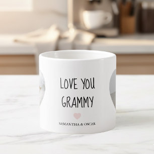 Xícara De Espresso Grammy Amor Personalizado   Presente Personalizado