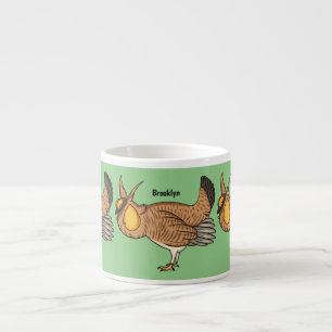 Xícara De Espresso Grande ilustração de desenho animado de frango pra