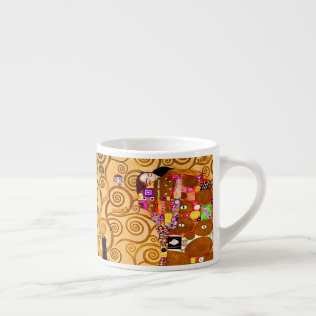 Xícara De Espresso Gustav Klimt Tree of Life (Direita)