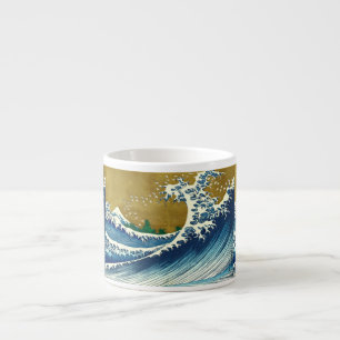 Xícara De Espresso Hokusai Big Wave Japão Art
