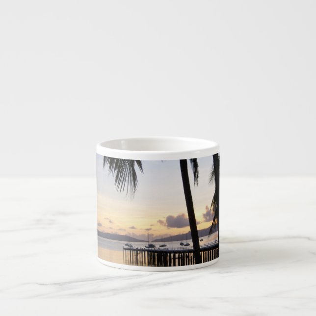 Xícara De Espresso Ilhas Whitsunday Sunset Espresso Mug (Frente)