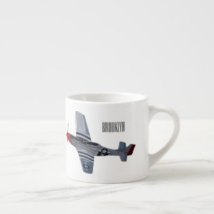 Xícara De Espresso Ilustração de desenho animado de bombardeiro