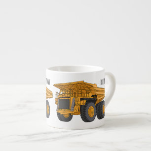 Xícara De Espresso Ilustração de desenho animado de caminhão Haul