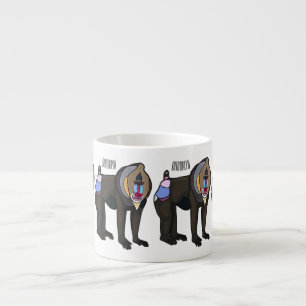 Xícara De Espresso Ilustração de desenho animado Mandrill