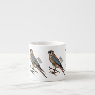 Xícara De Espresso Ilustração de desenho de aves do estrel americano
