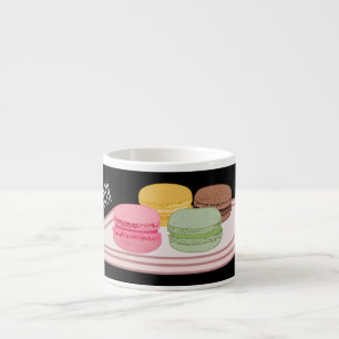 Xícara De Espresso Ilustração de desenho de Macaron