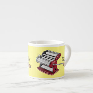 Xícara De Espresso Ilustração de desenho do fabricante de massas