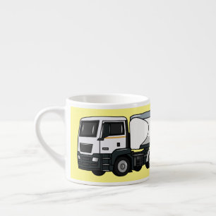 Xícara De Espresso Ilustração do desenho animado do transporte de cam