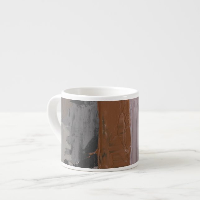 Xícara De Espresso Impasto Abstrato I (Frente Esquerda)