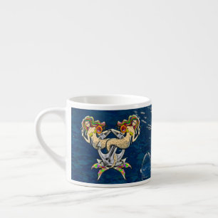 Xícara De Espresso Infelizmente, sereias ancoradas