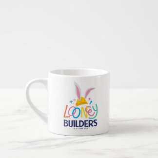 Xícara De Espresso INSETOS BUNNY BUILDERS™| Logotipo empilhado do dur