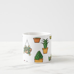 Xícara De Espresso Instalações Domésticas De Linha: Vintage Sem Costu