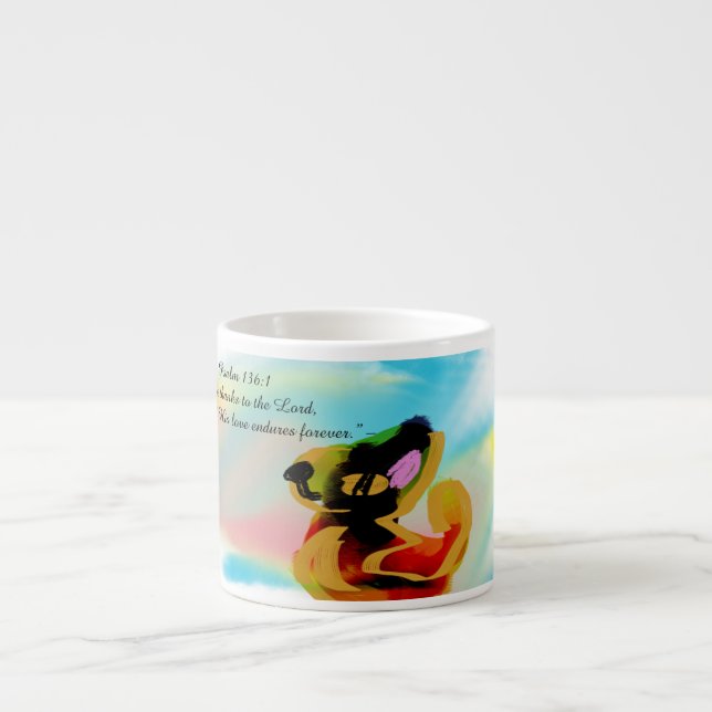 Xícara De Espresso jesus aqui (Frente)