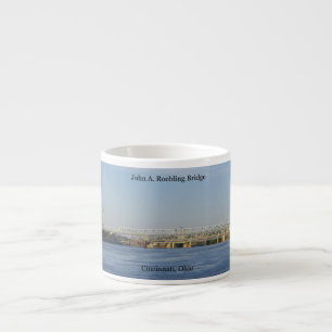 Xícara De Espresso John A Roebling Bridge espresso mug