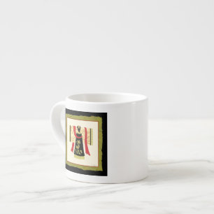 Xícara De Espresso Kimono tradicional japonês com Impressão floral