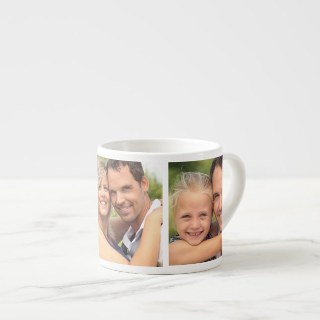 Xícara De Espresso Kundenspezifisches Foto Becher (Frente Esquerda)