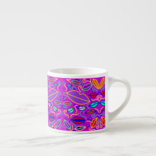 Xícara De Espresso Lábios vibrantes - Espresso Mug