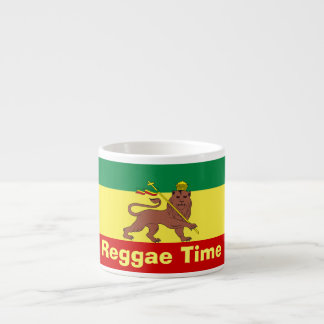 Xícara De Espresso Leão da reggae de Rasta de Judah